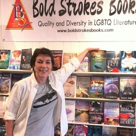 Karen Bookstore with the crow